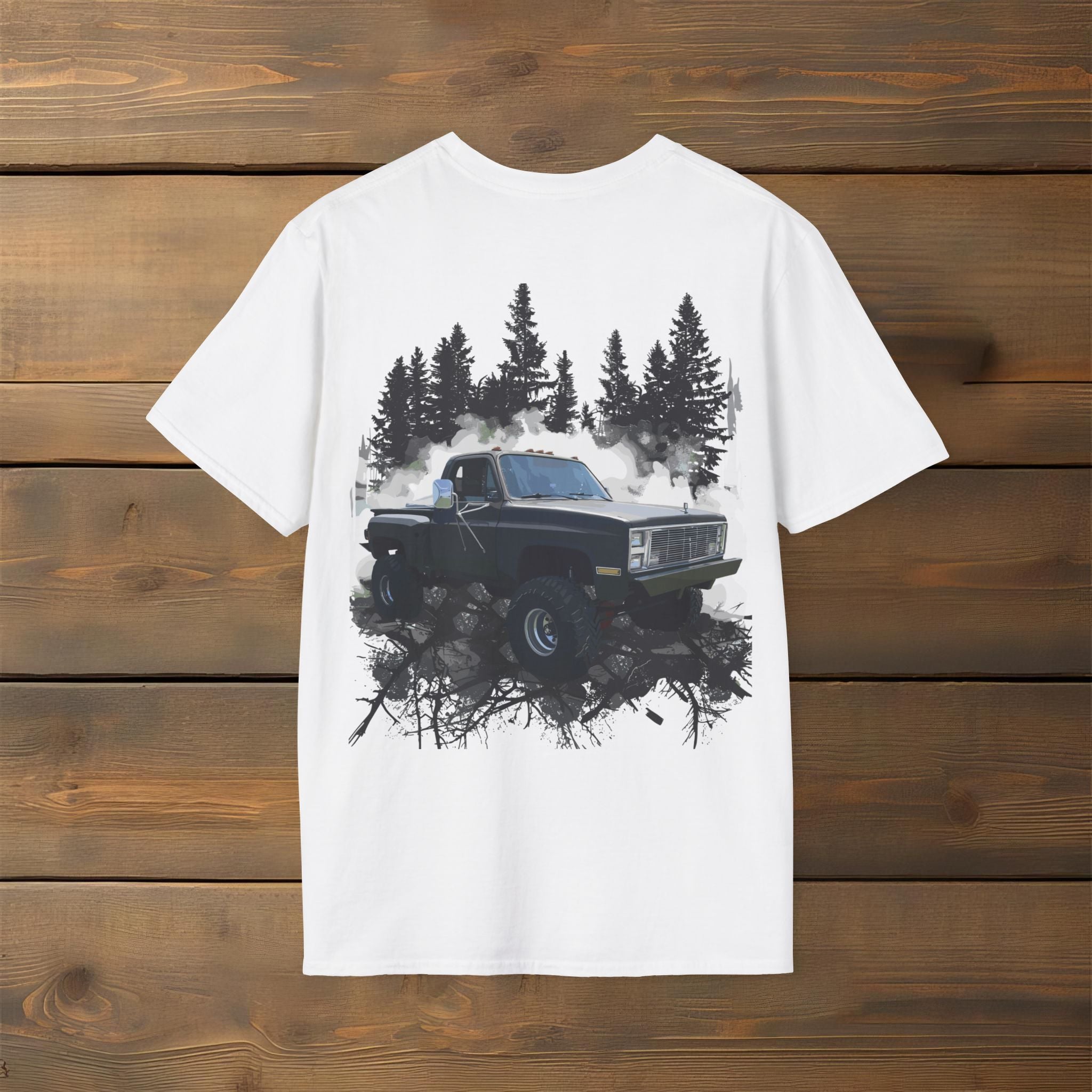 Vintage illustration Forest scene