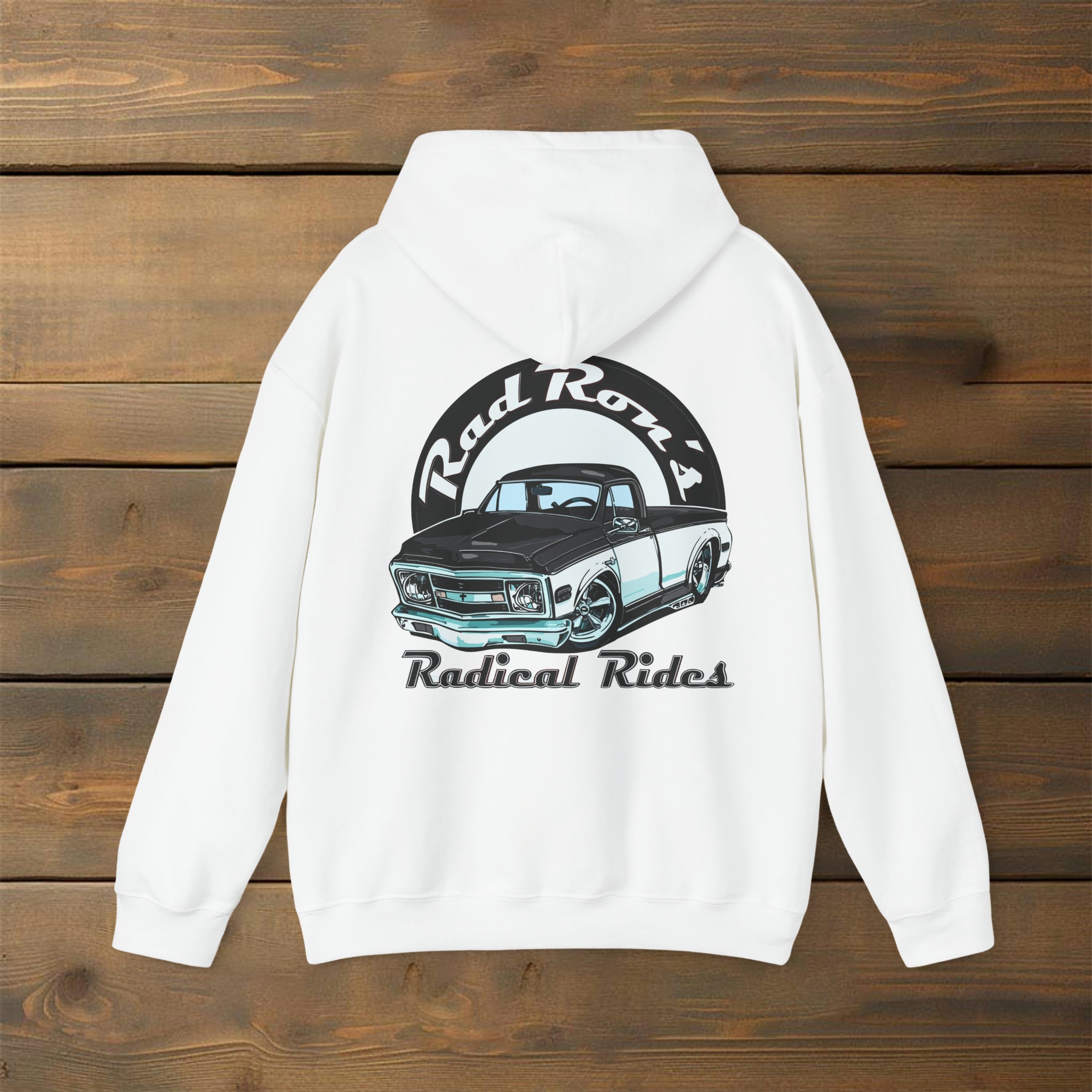 Black-White Logo R4 Hoodie