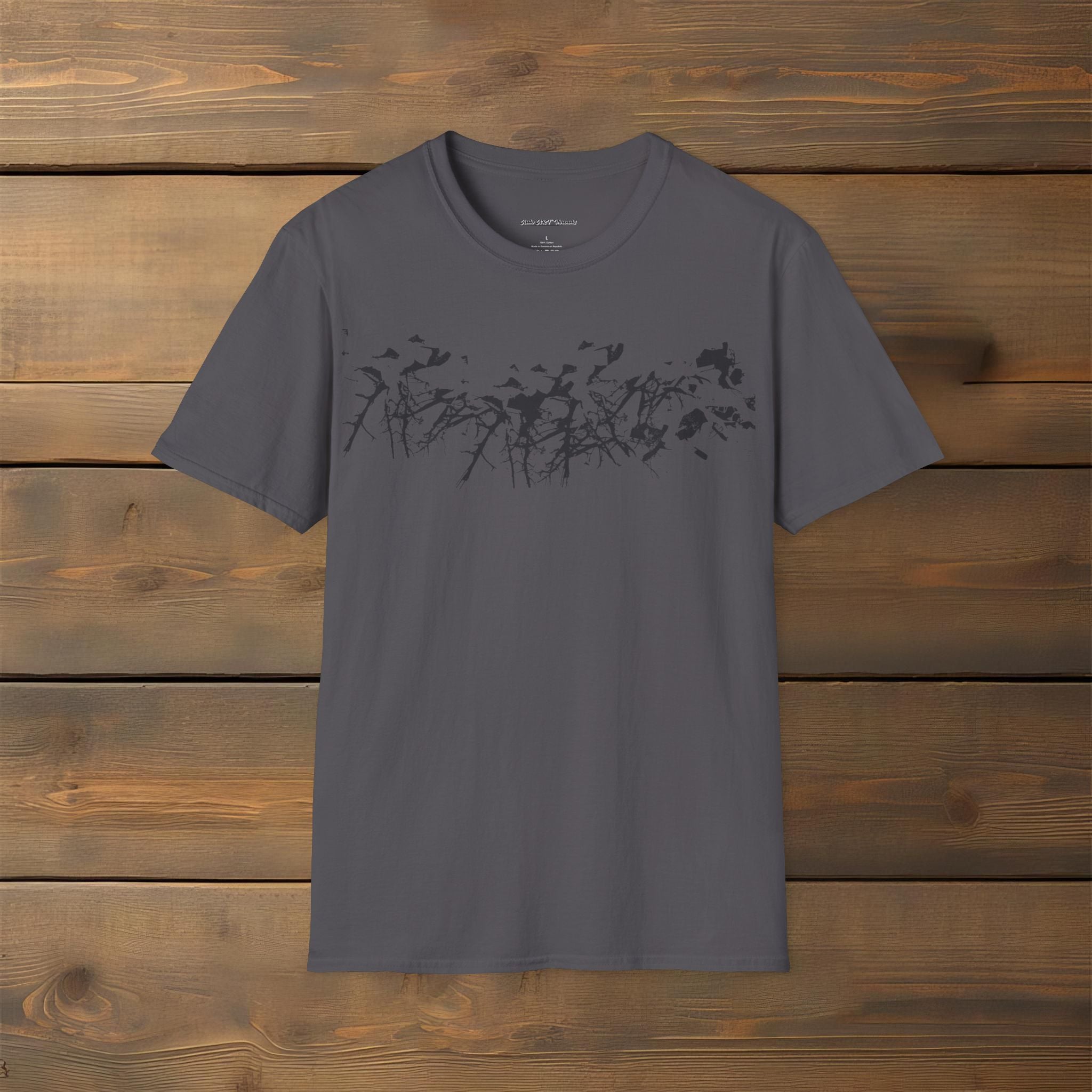 Vintage illustration Forest scene