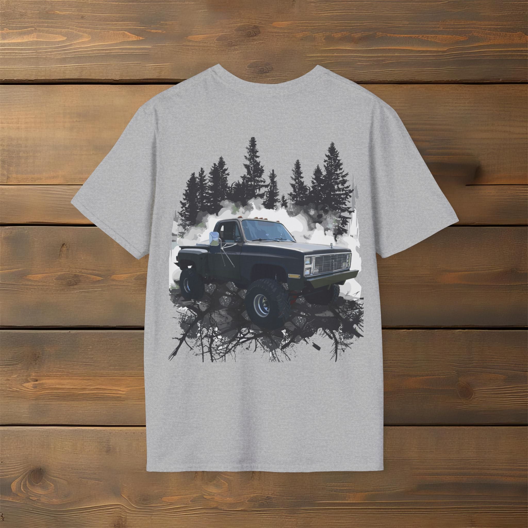 Vintage illustration Forest scene