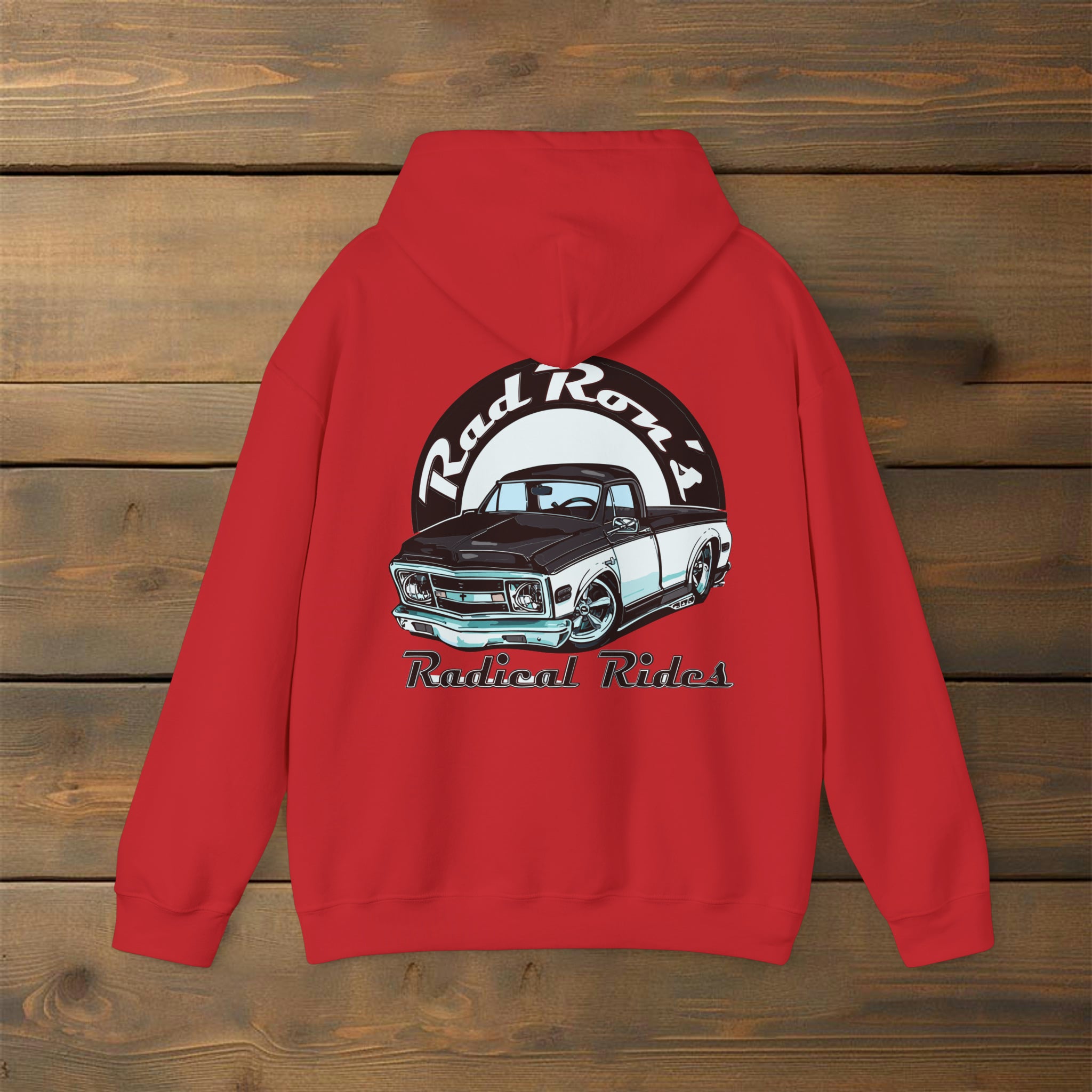 Black-White Logo R4 Hoodie