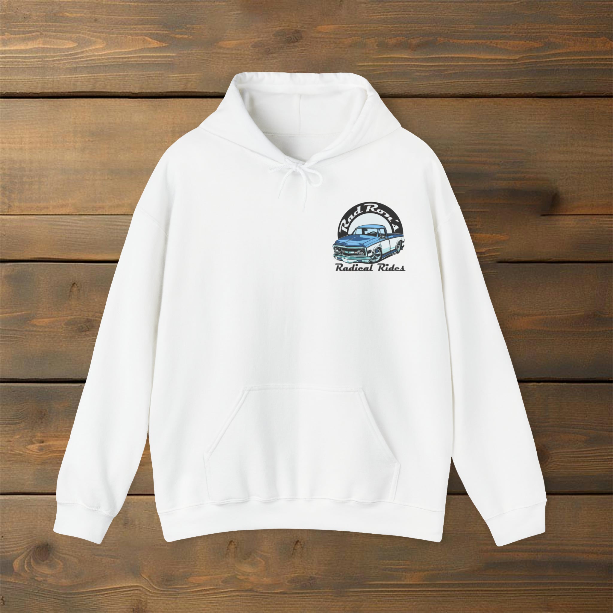 Blue-White Logo R4 Hoodie