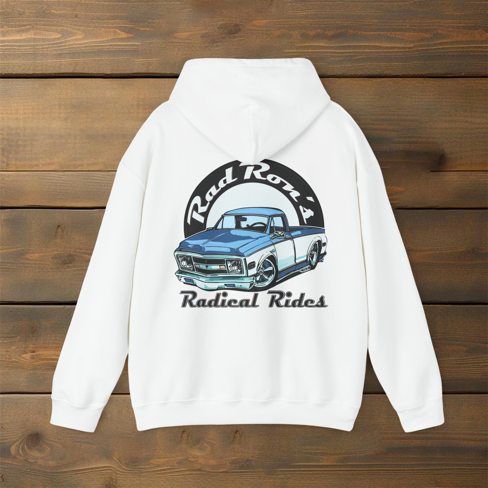 Blue-White Logo R4 Hoodie