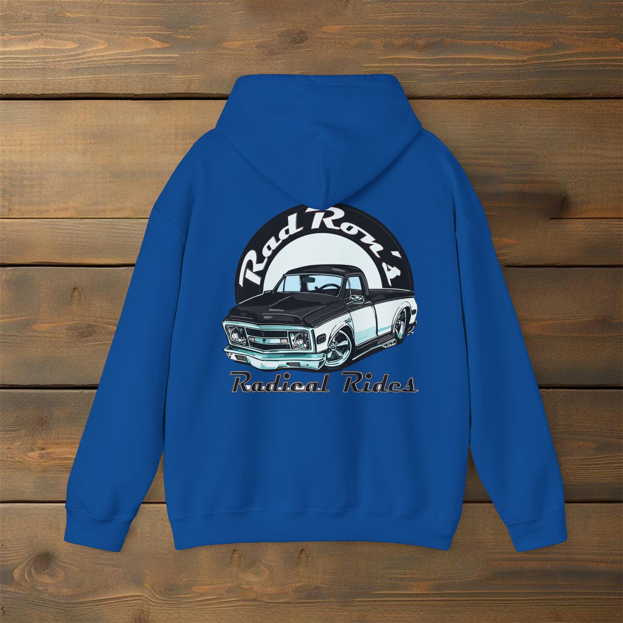 Black-White Logo R4 Hoodie