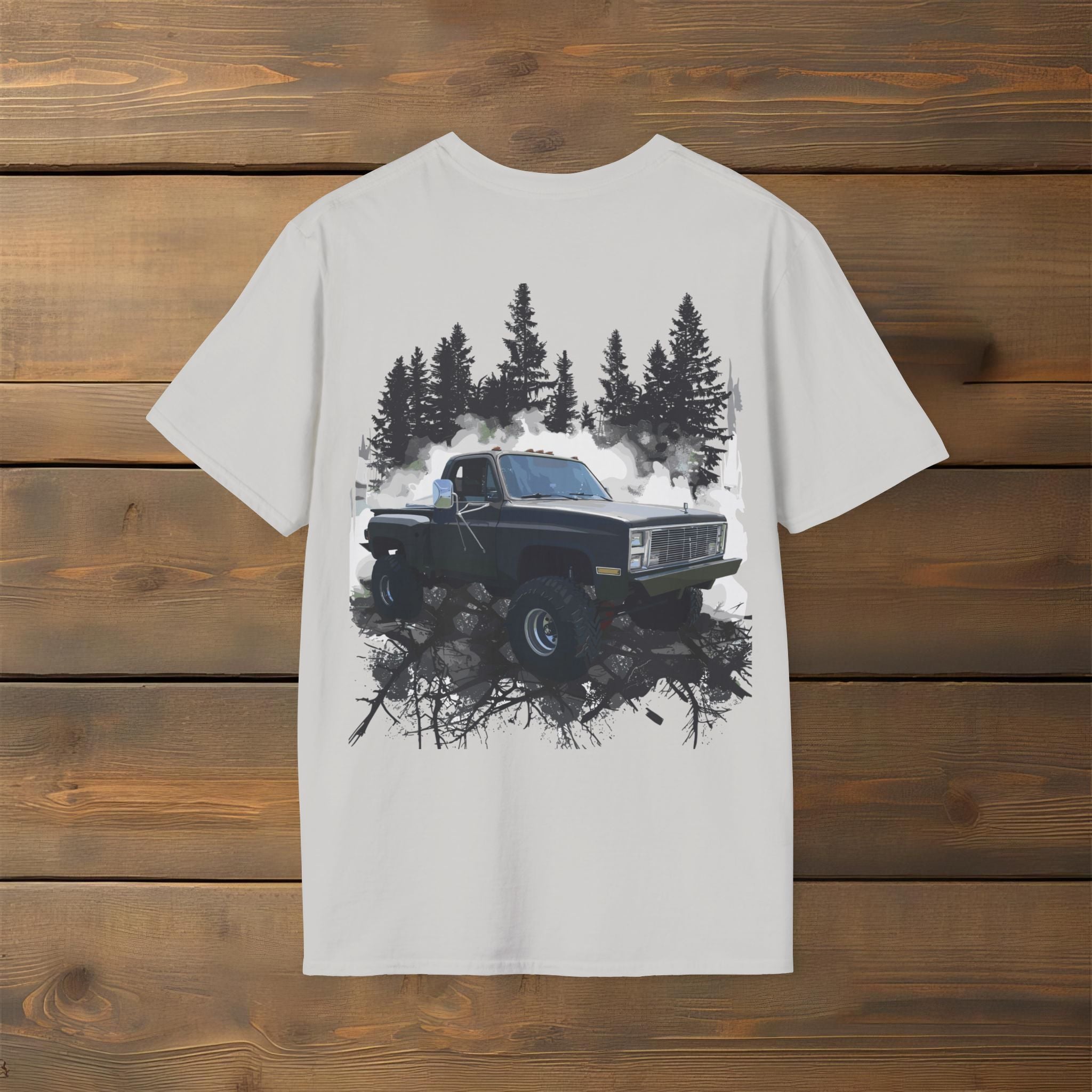 Vintage illustration Forest scene