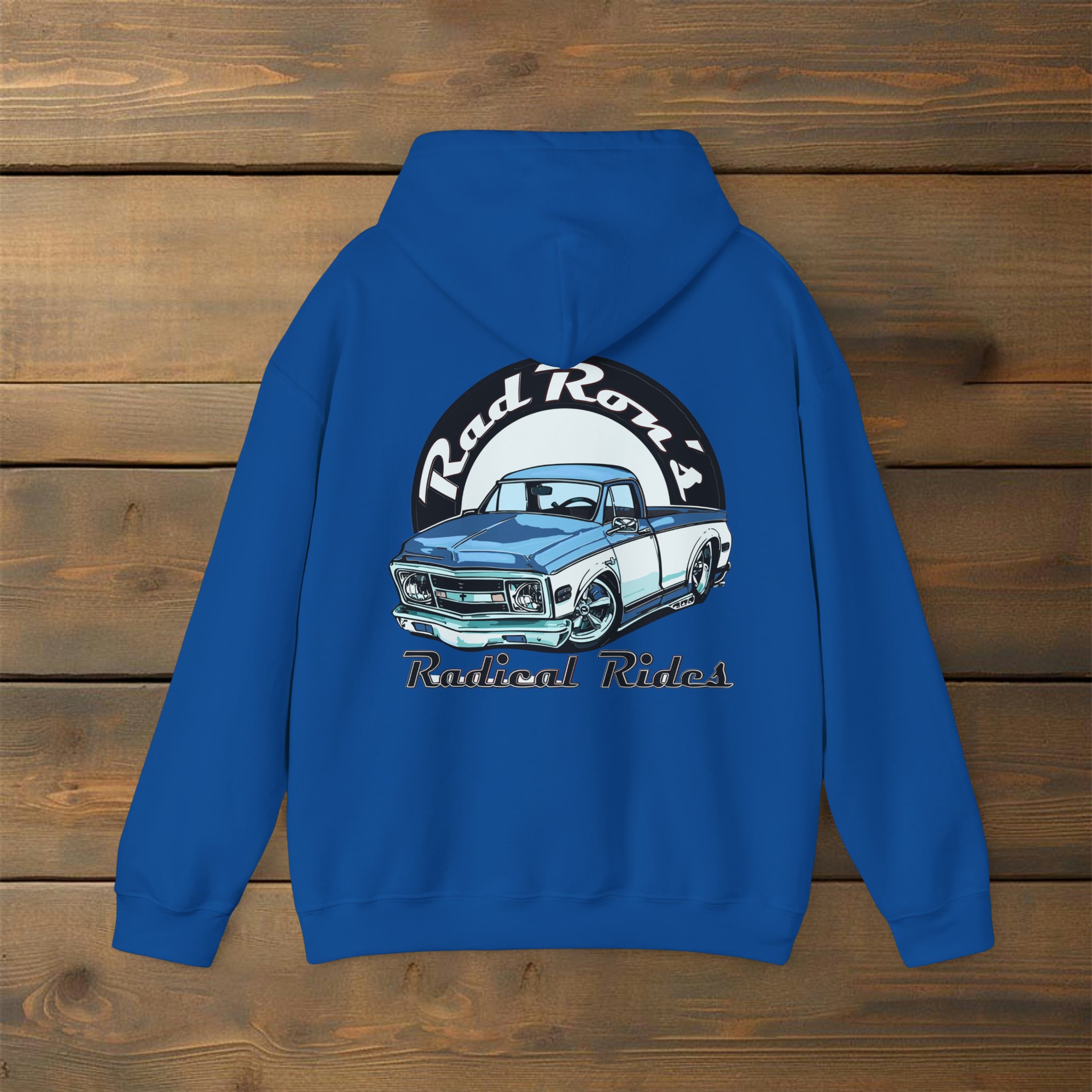 Blue-White Logo R4 Hoodie