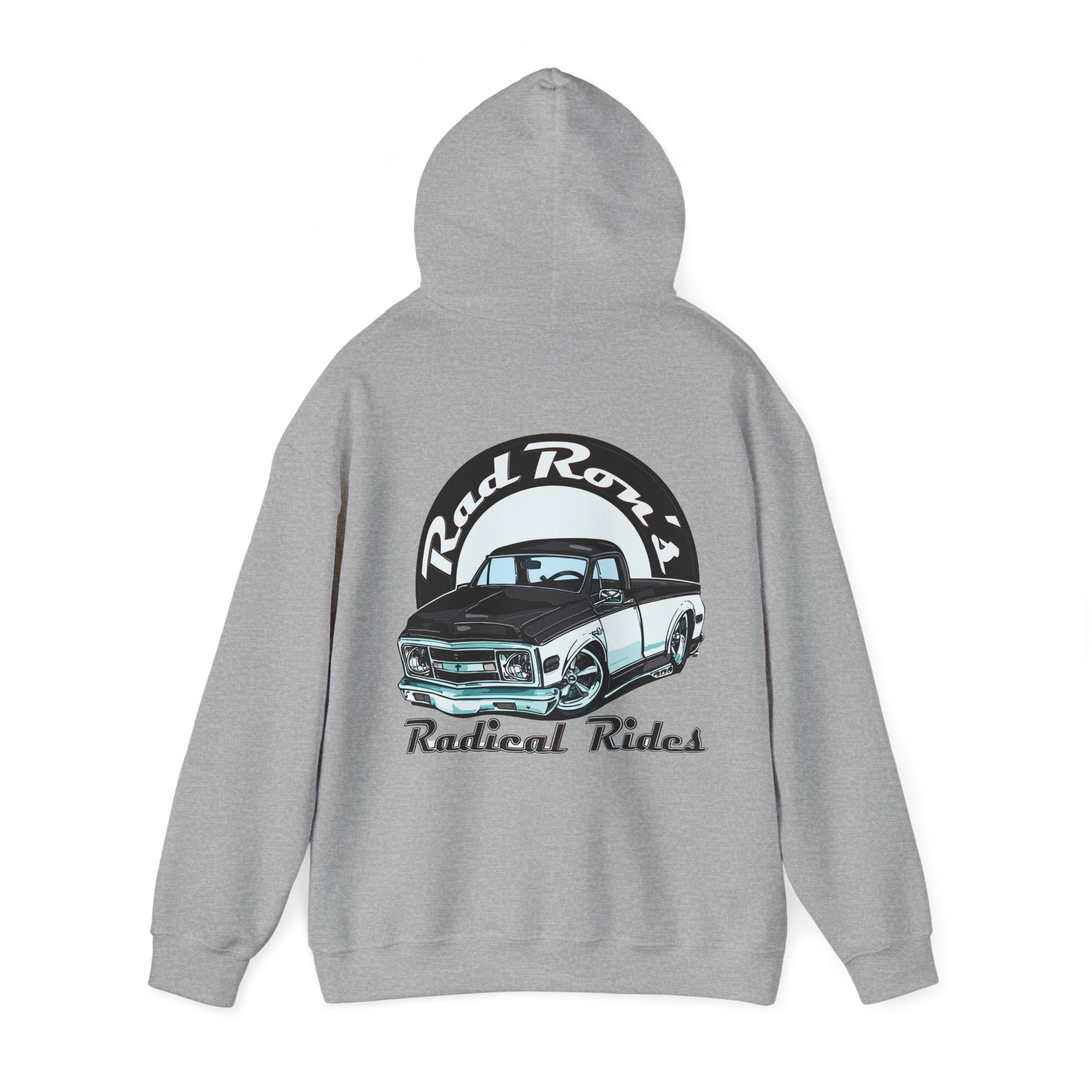 Black-White Logo R4 Hoodie