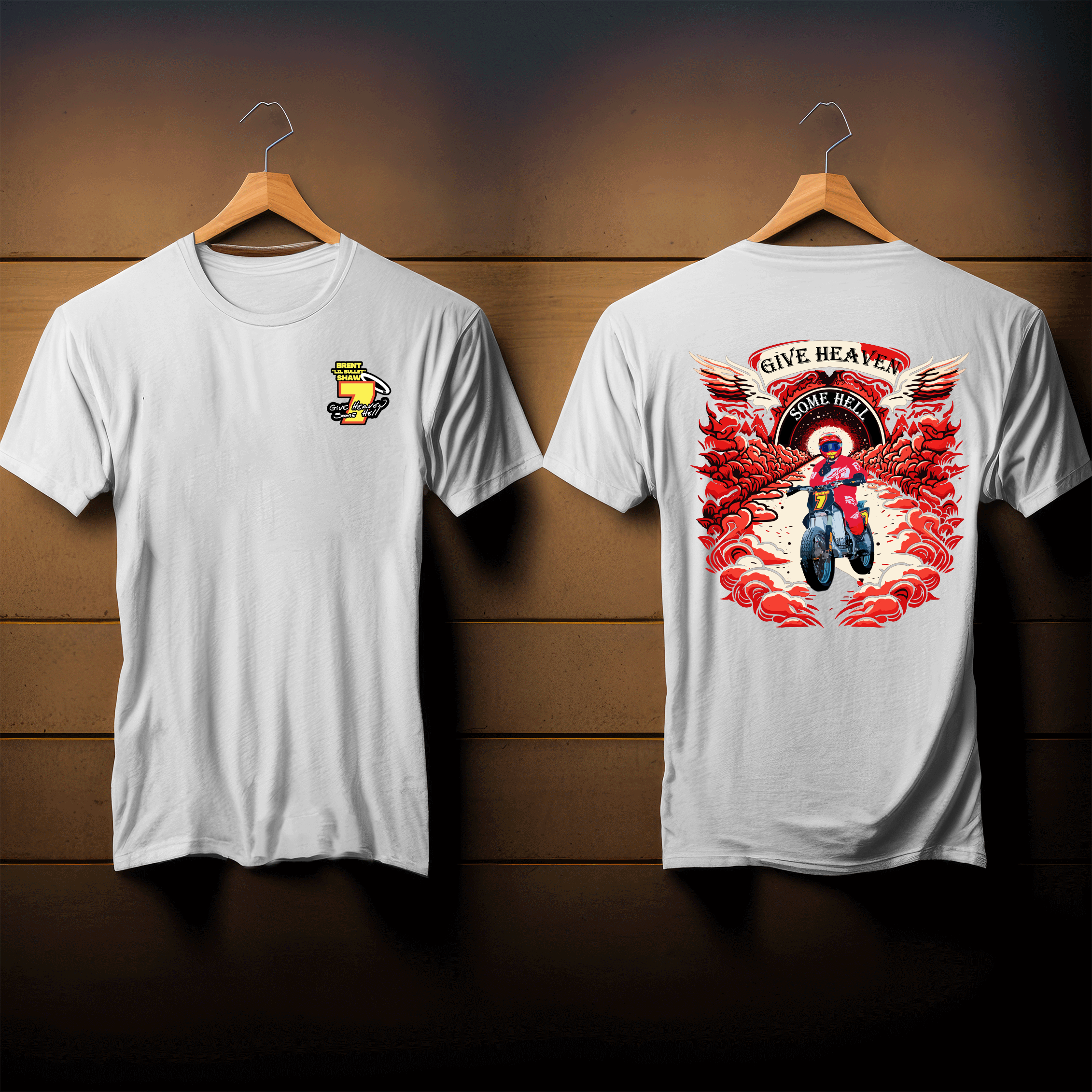 Give Heaven Some Hell - Tribute Tee shirt