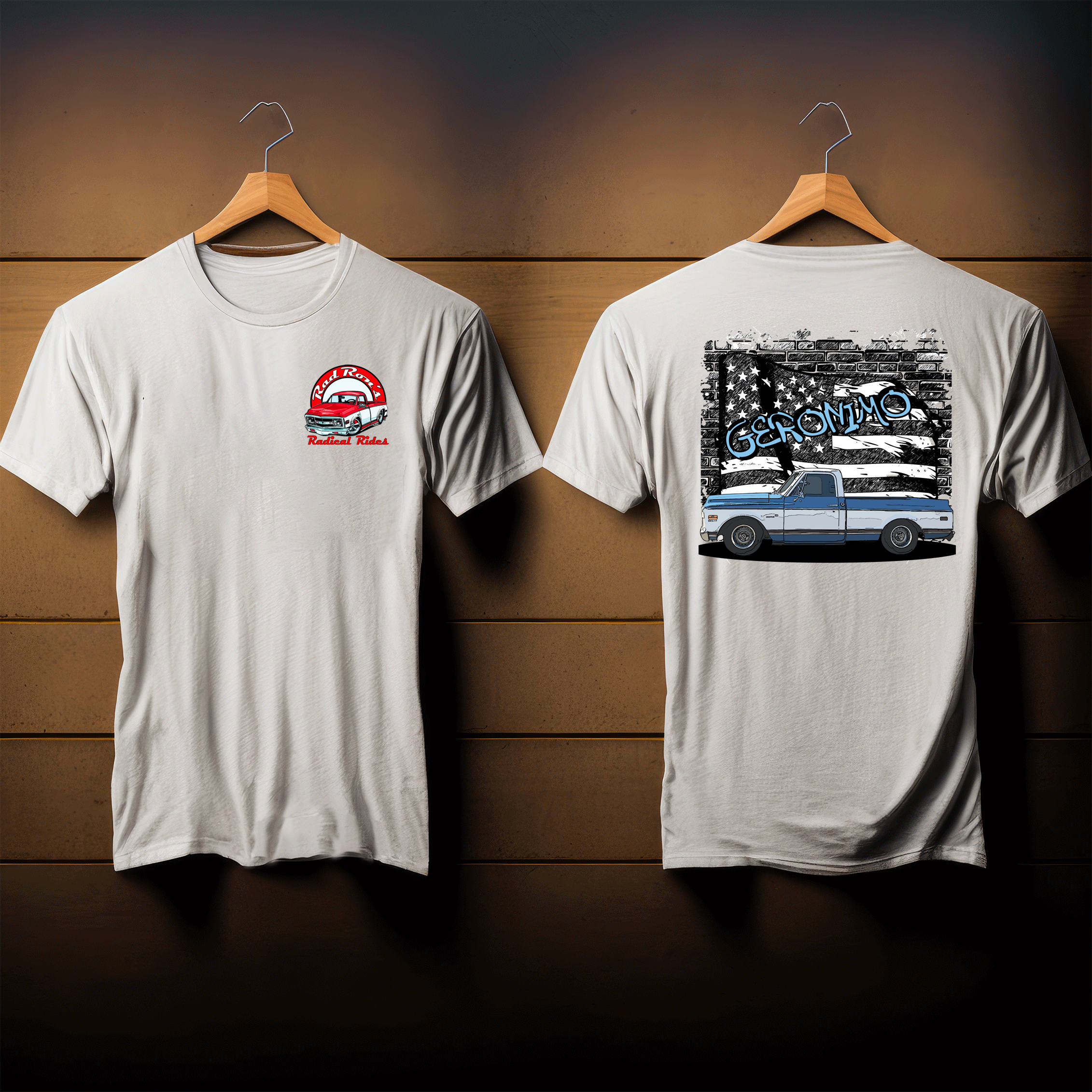 Geronimo T-shirt (Red R4 logo)