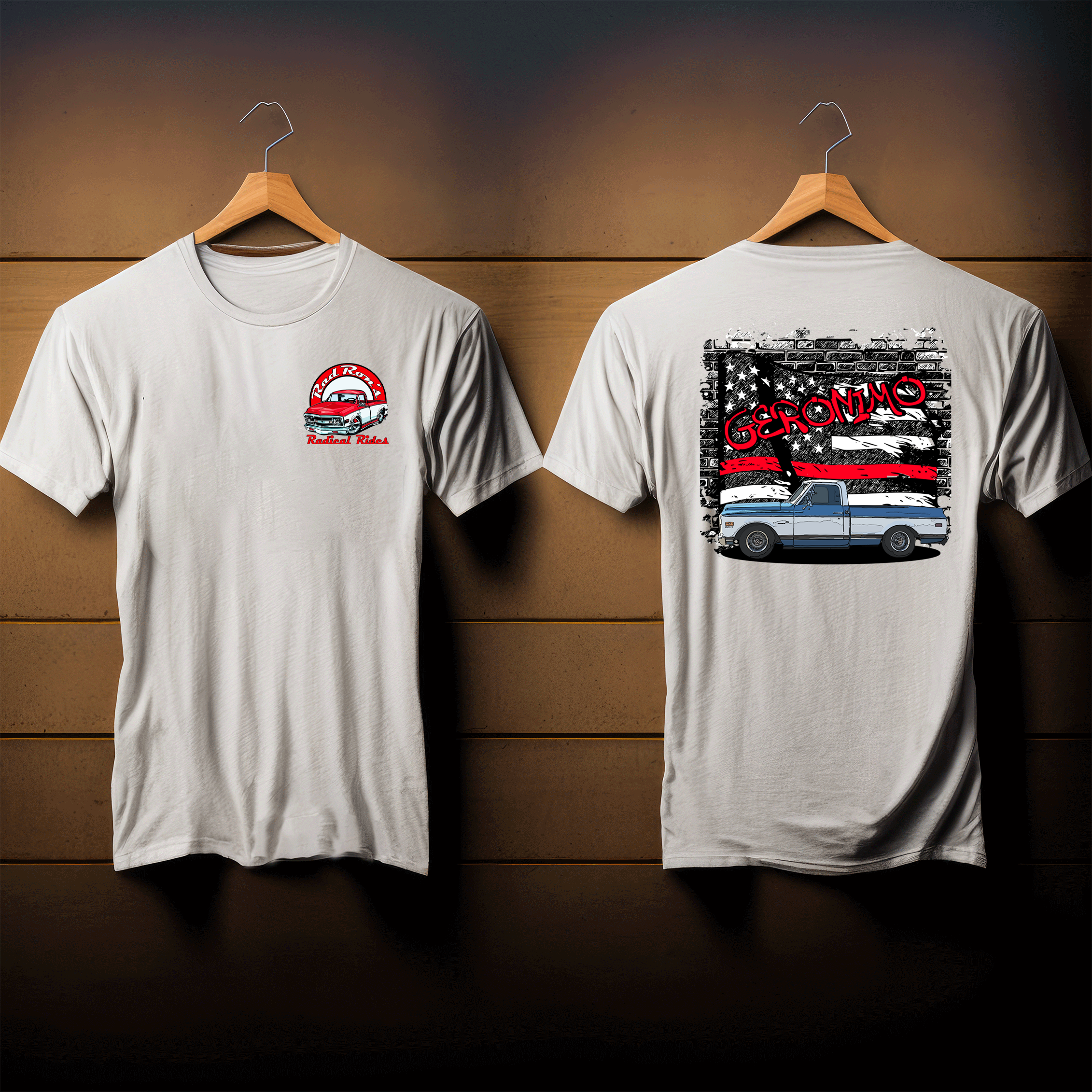 Fireman flag of Geronimo T-shirt