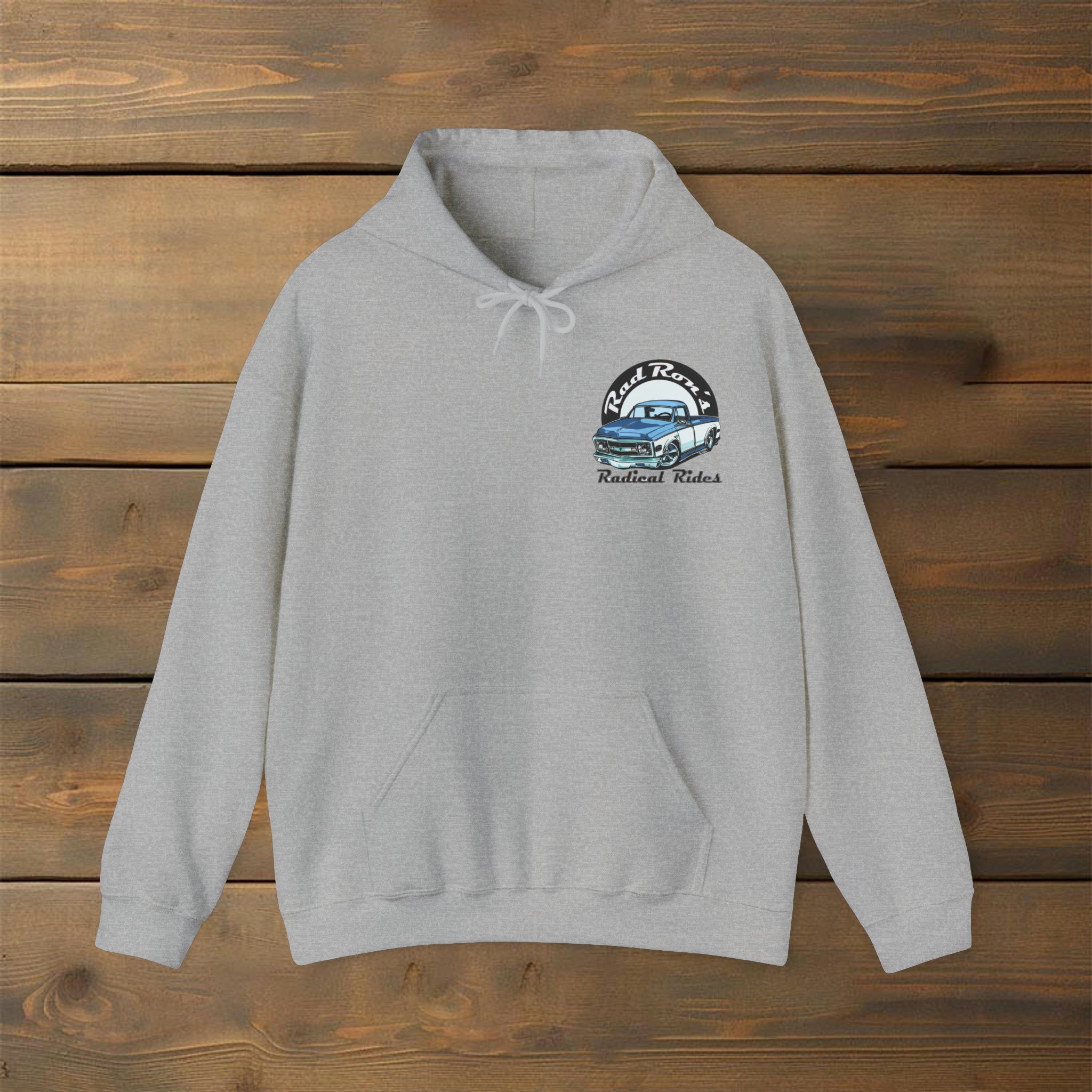 Blue-White Logo R4 Hoodie