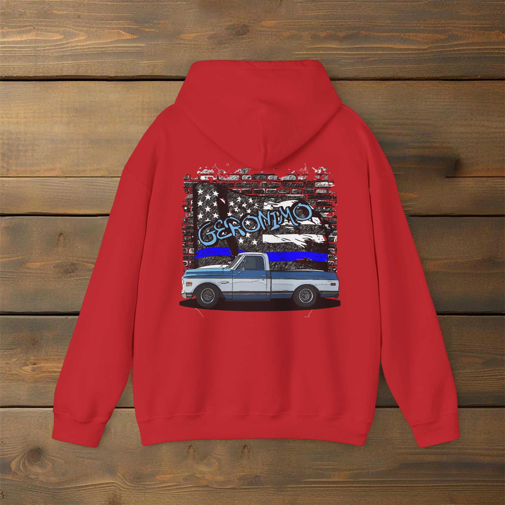 Geronimo R4 Hoodie (Red R4 Logo)