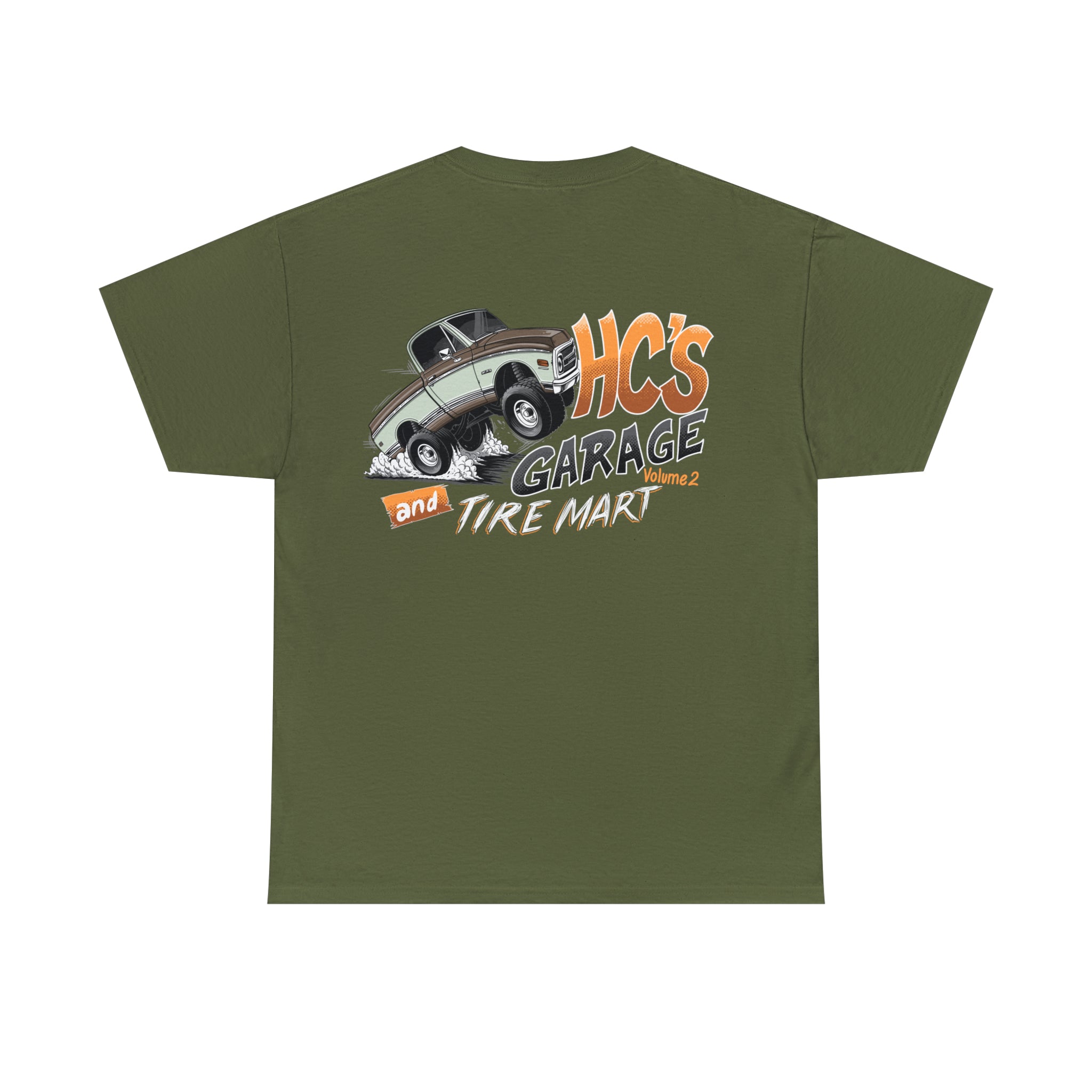 Front logo design on back (Shirt)