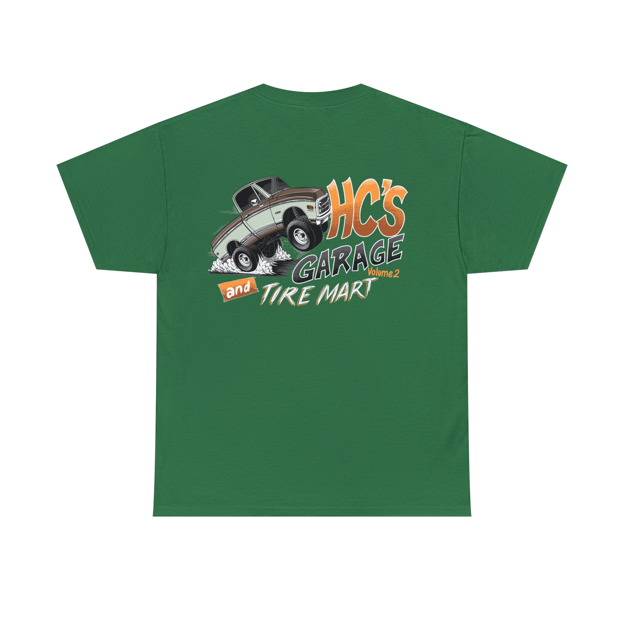 Front logo design on back (Shirt)