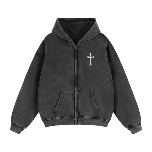 Broken Chains Zip Through Hoodie