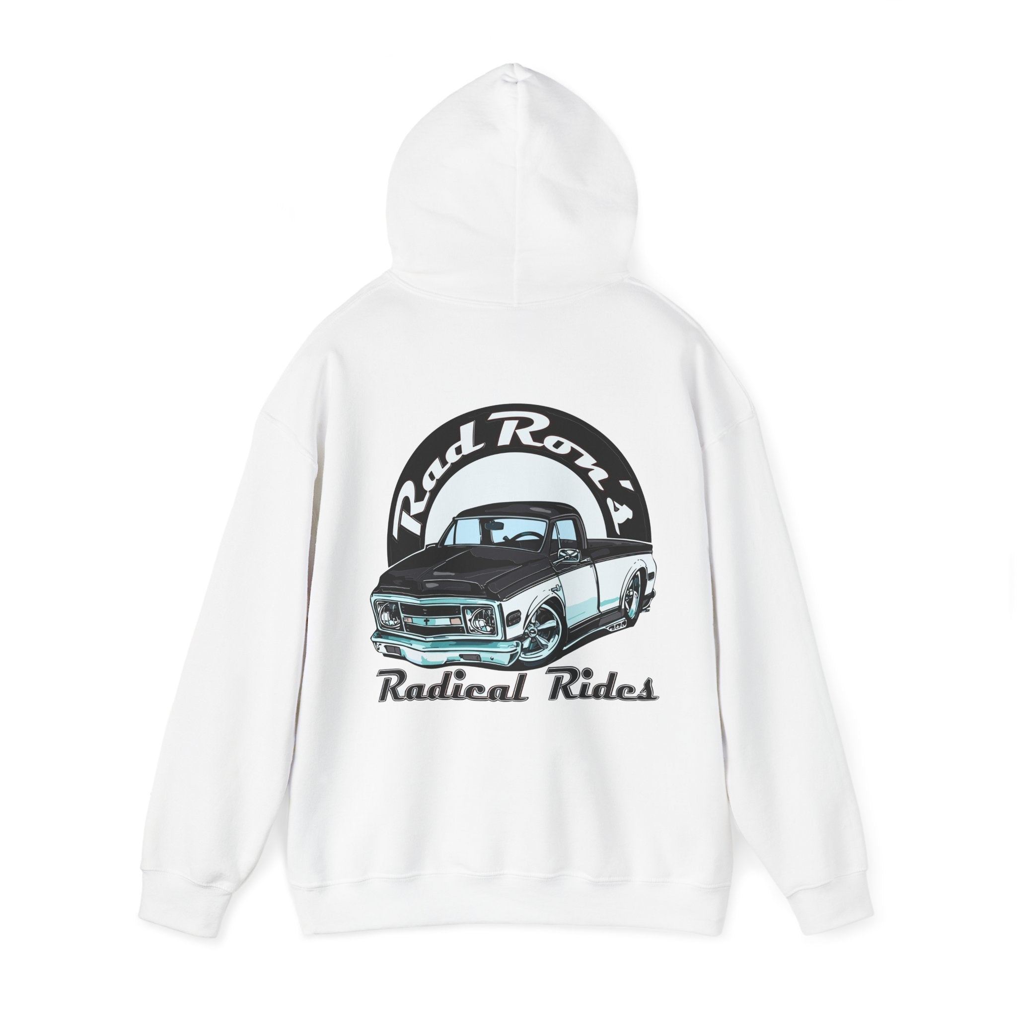 Black-White Logo R4 Hoodie