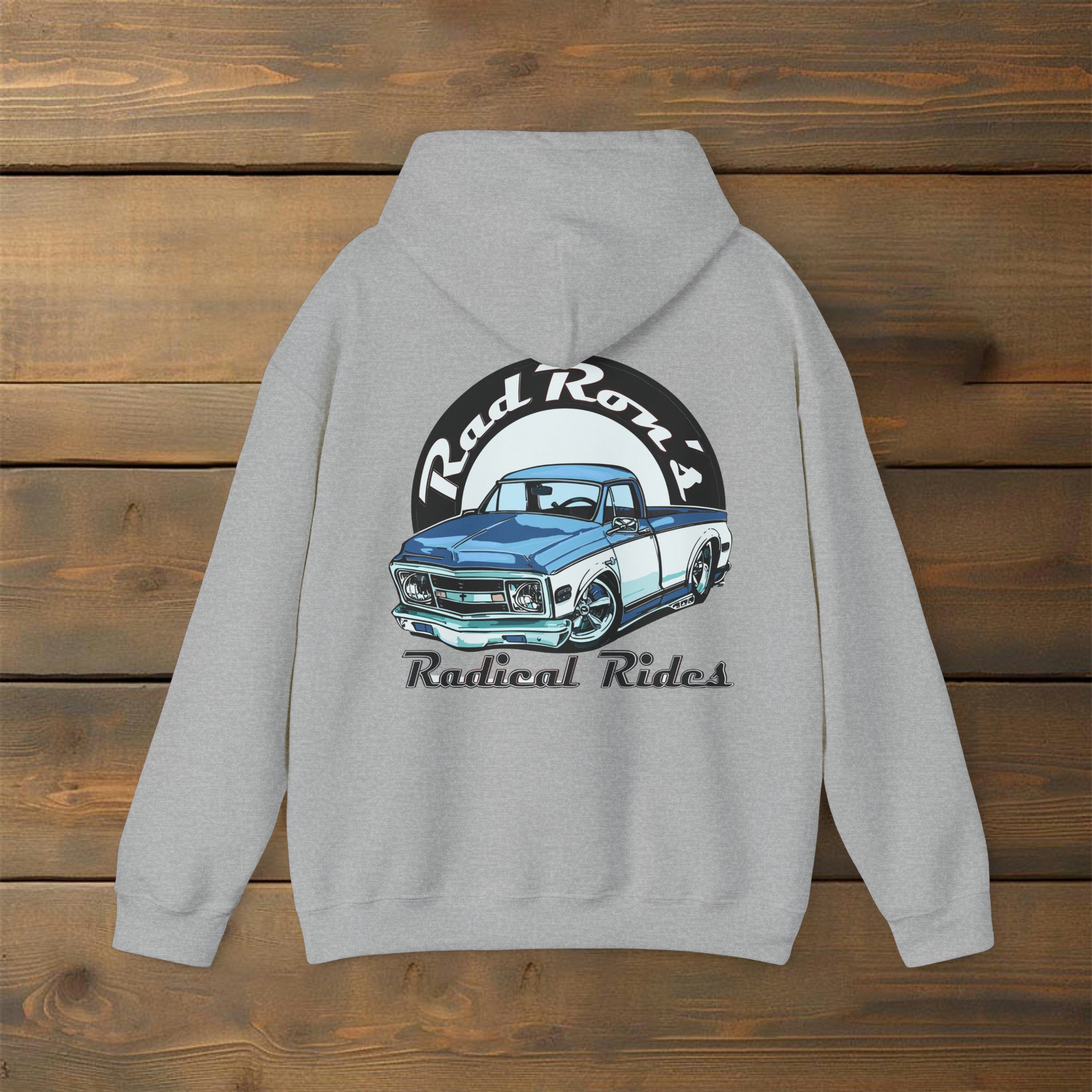 Blue-White Logo R4 Hoodie