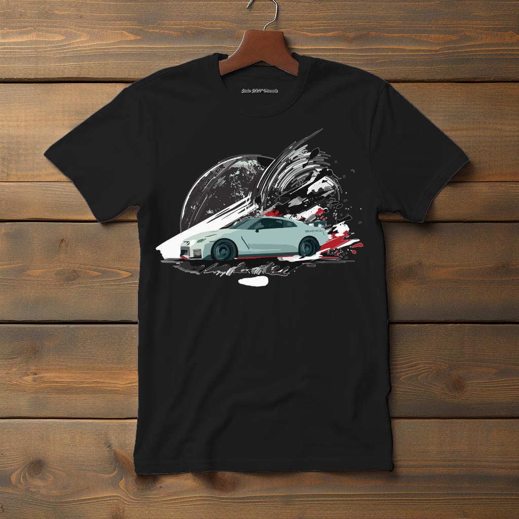 White Nissan GTR - Custom Design