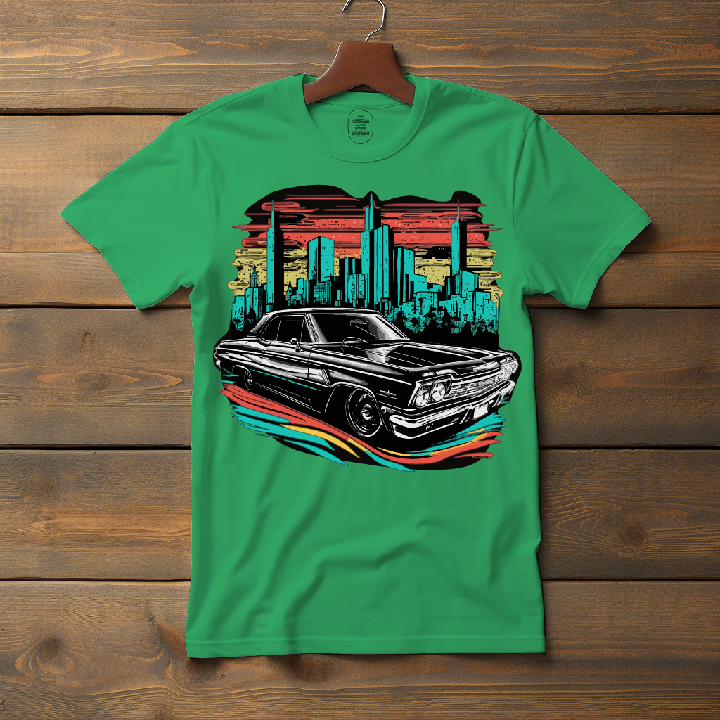 Sleek Retro-Futuristic 1963 Impala inspired