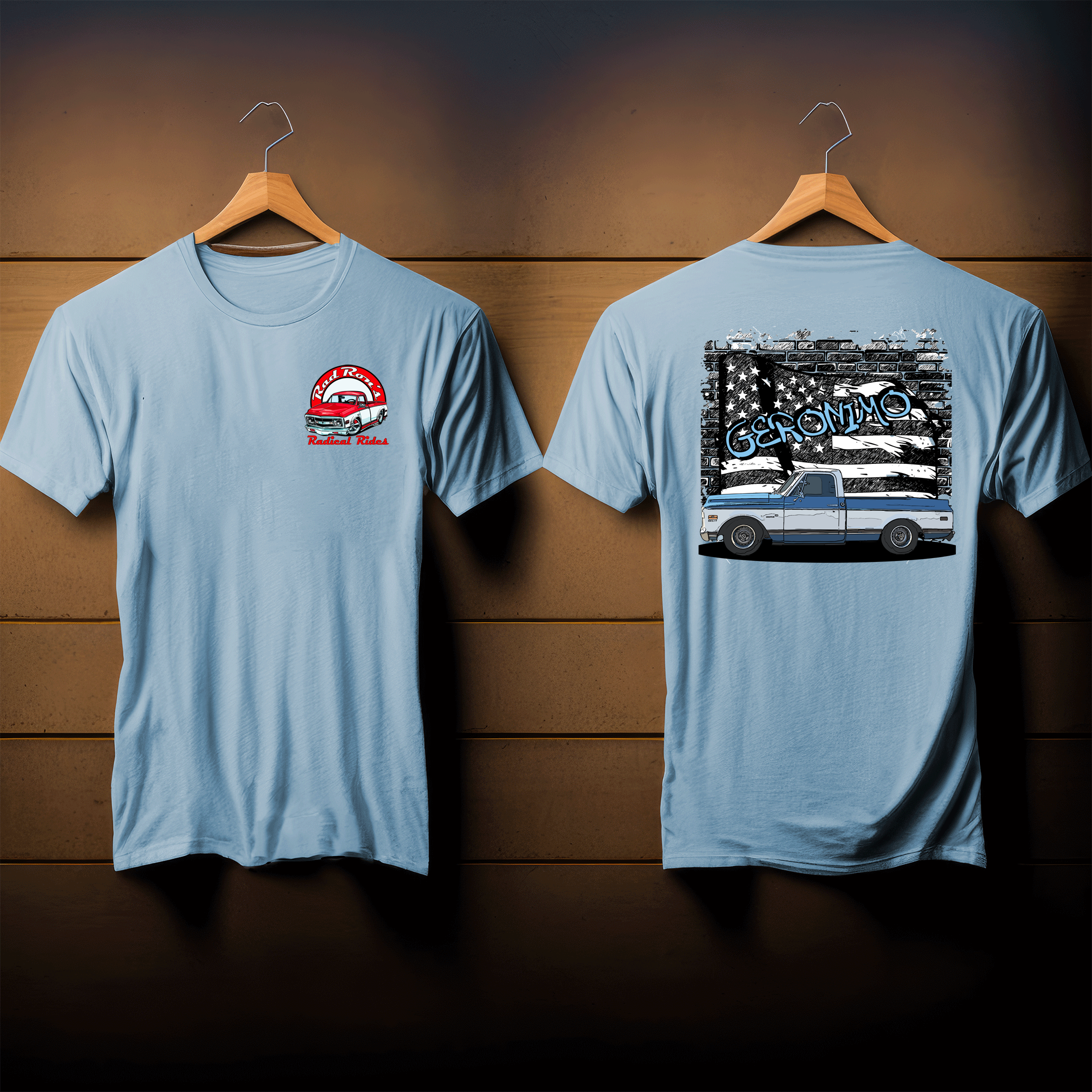 Geronimo T-shirt (Red R4 logo)