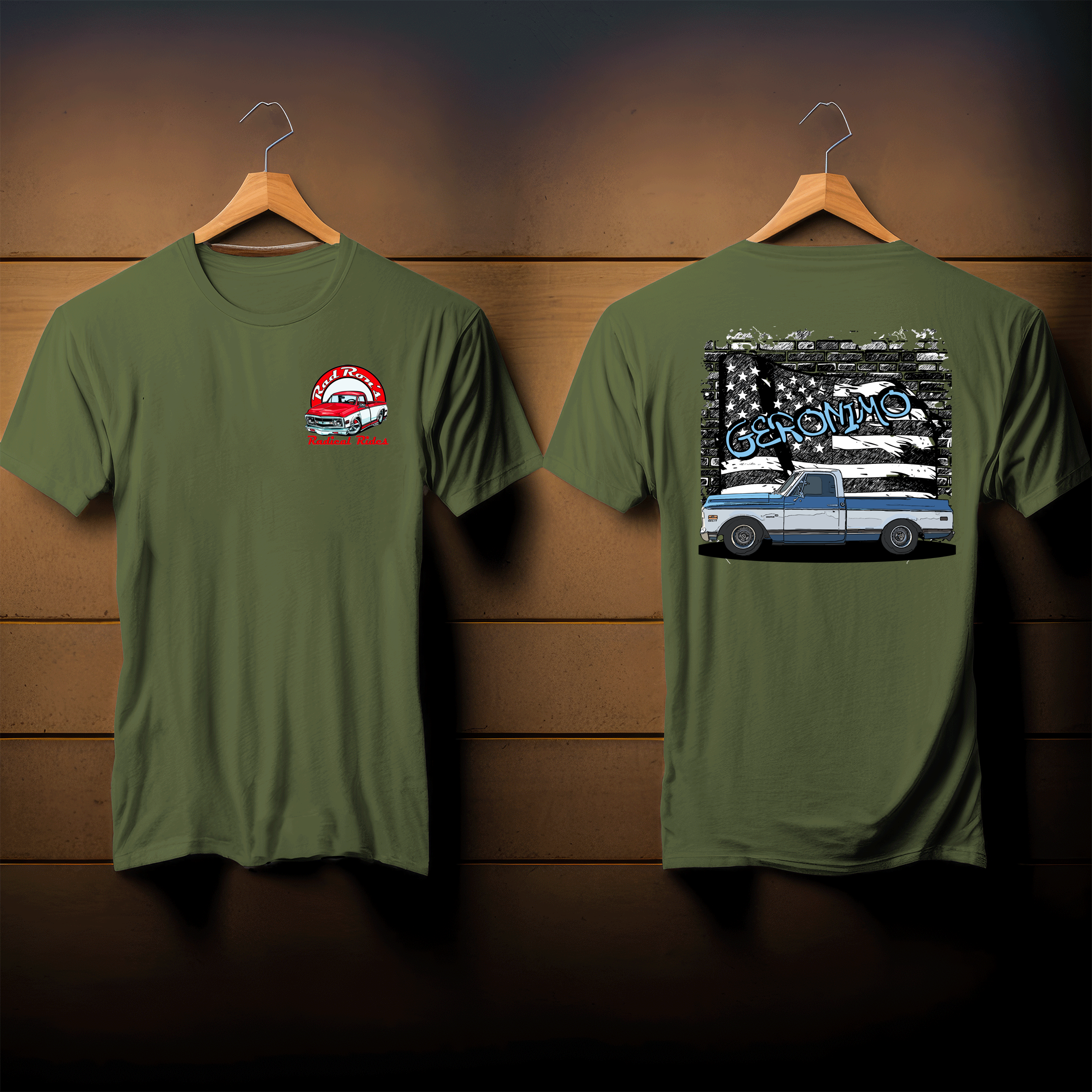 Geronimo T-shirt (Red R4 logo)