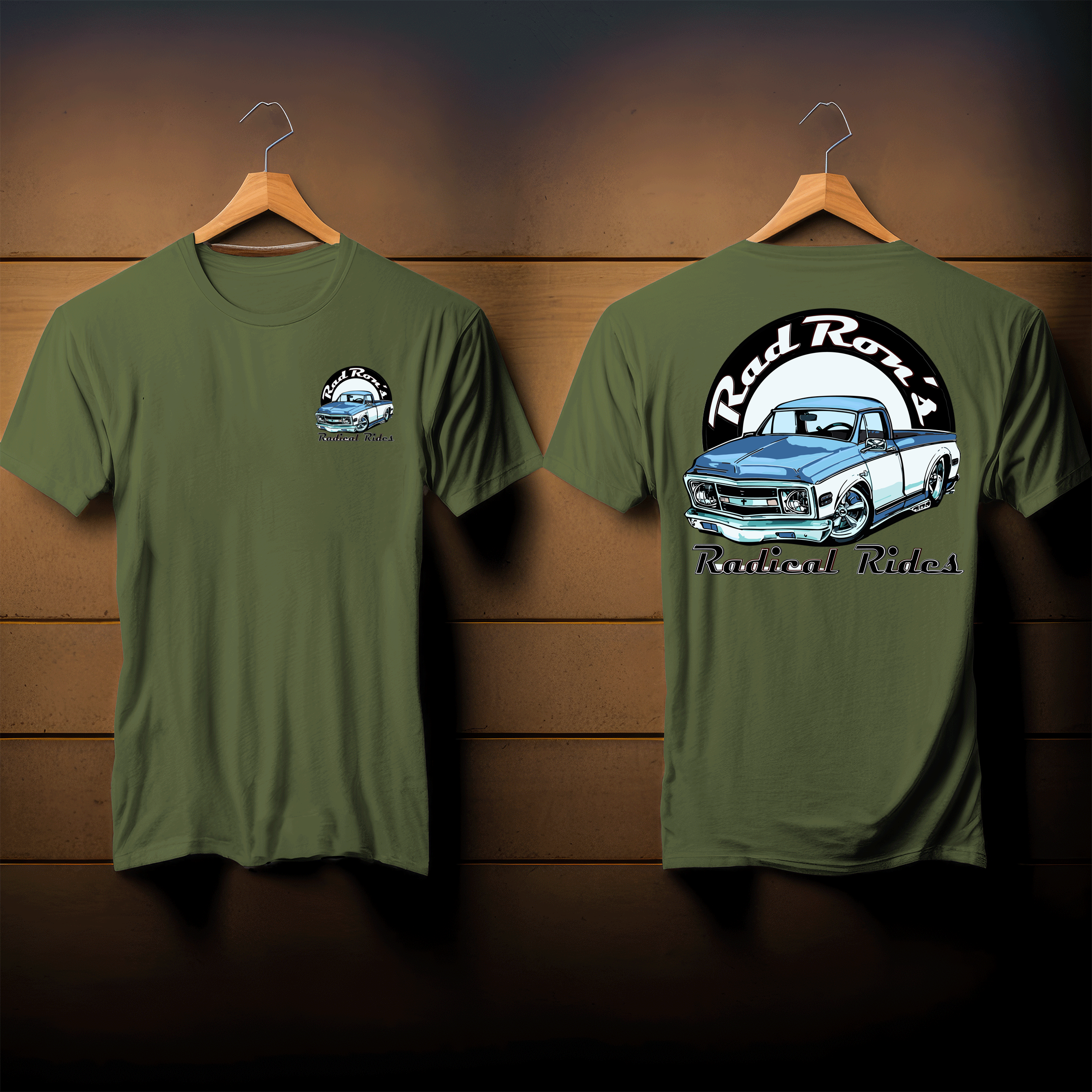 Rad Rons Radical Rides Blue-White