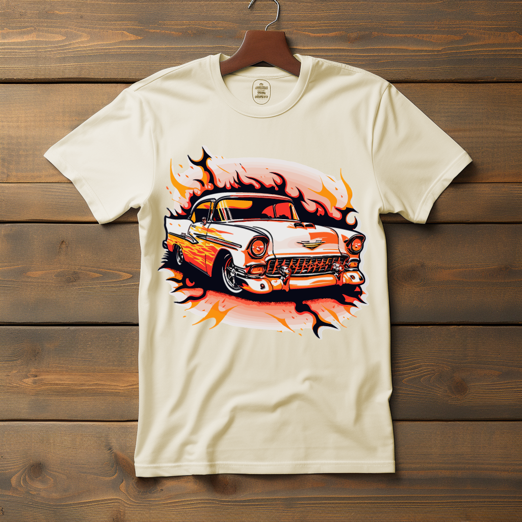 Vintage Fire 1955 Chevy V3