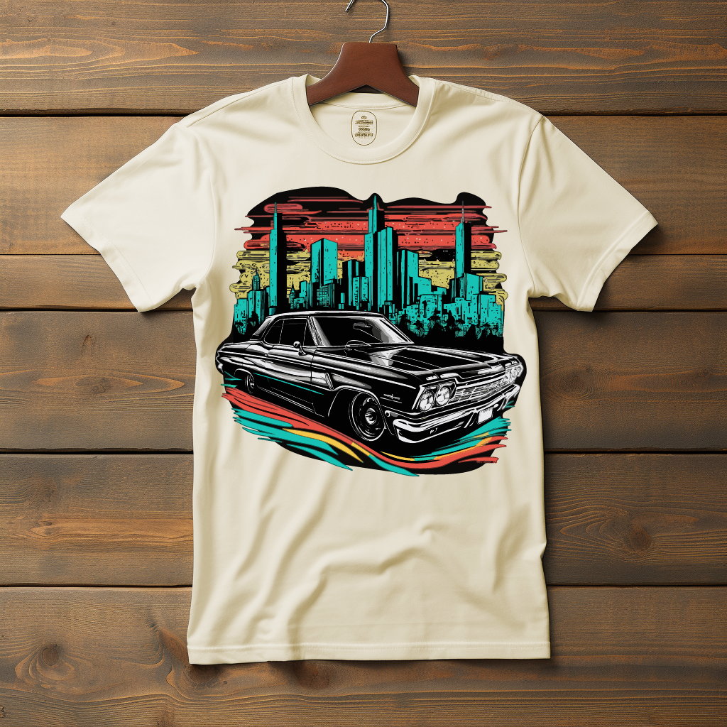 Sleek Retro-Futuristic 1963 Impala inspired