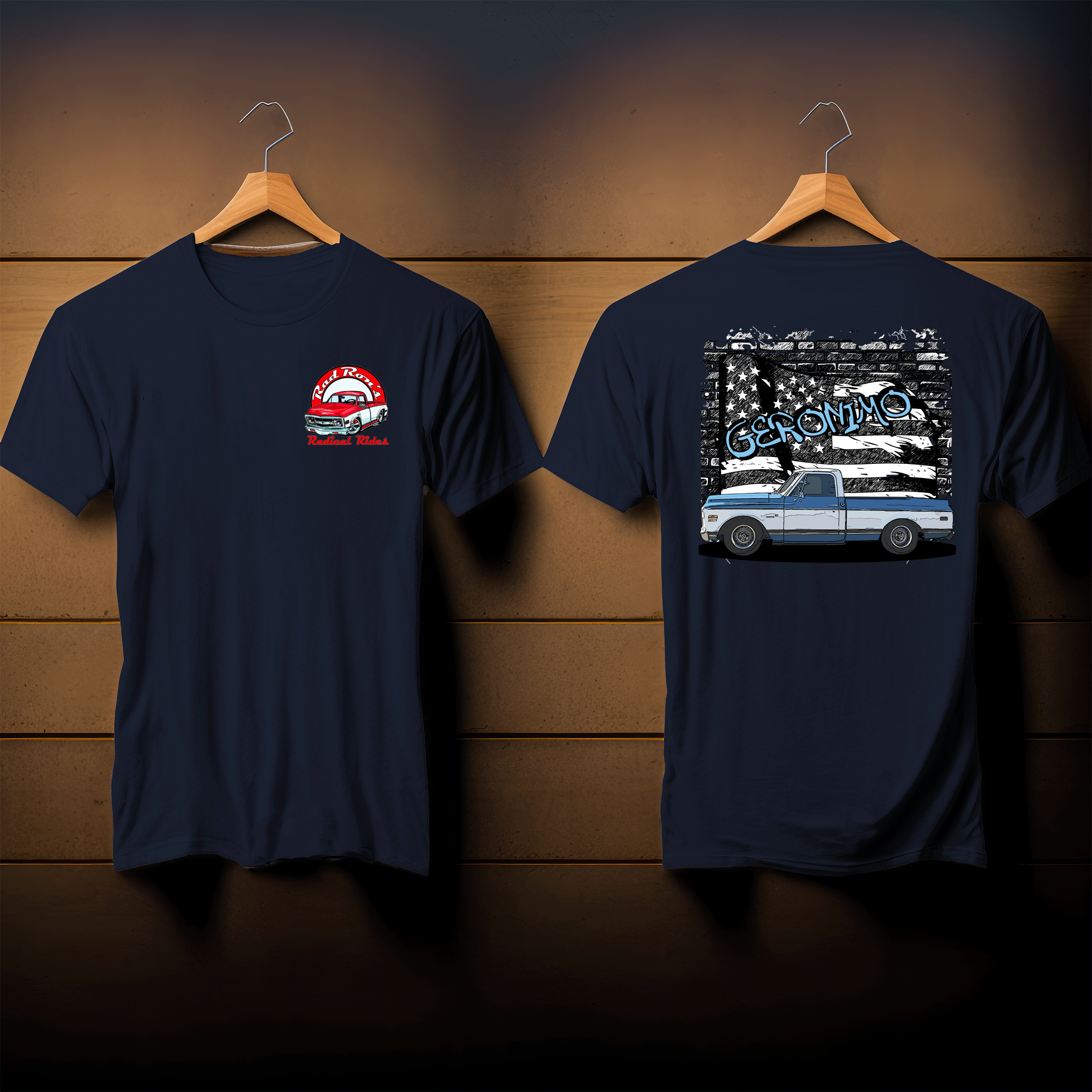 Geronimo T-shirt (Red R4 logo)