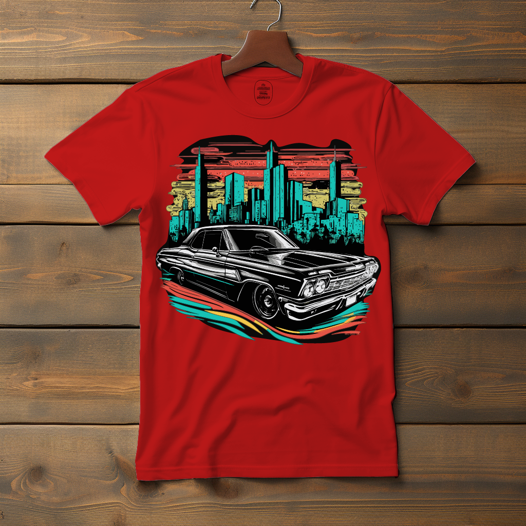 Sleek Retro-Futuristic 1963 Impala inspired