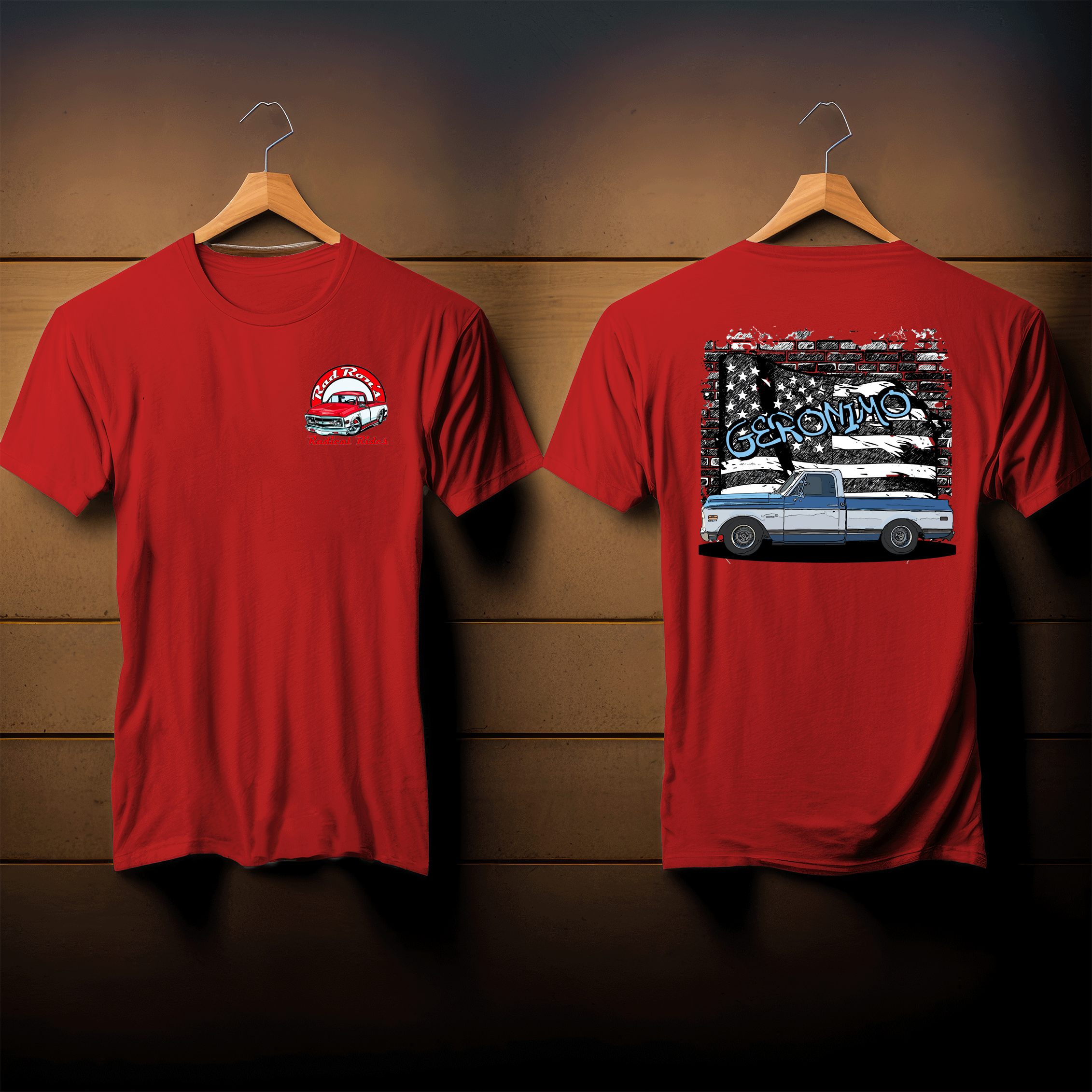 Geronimo T-shirt (Red R4 logo)