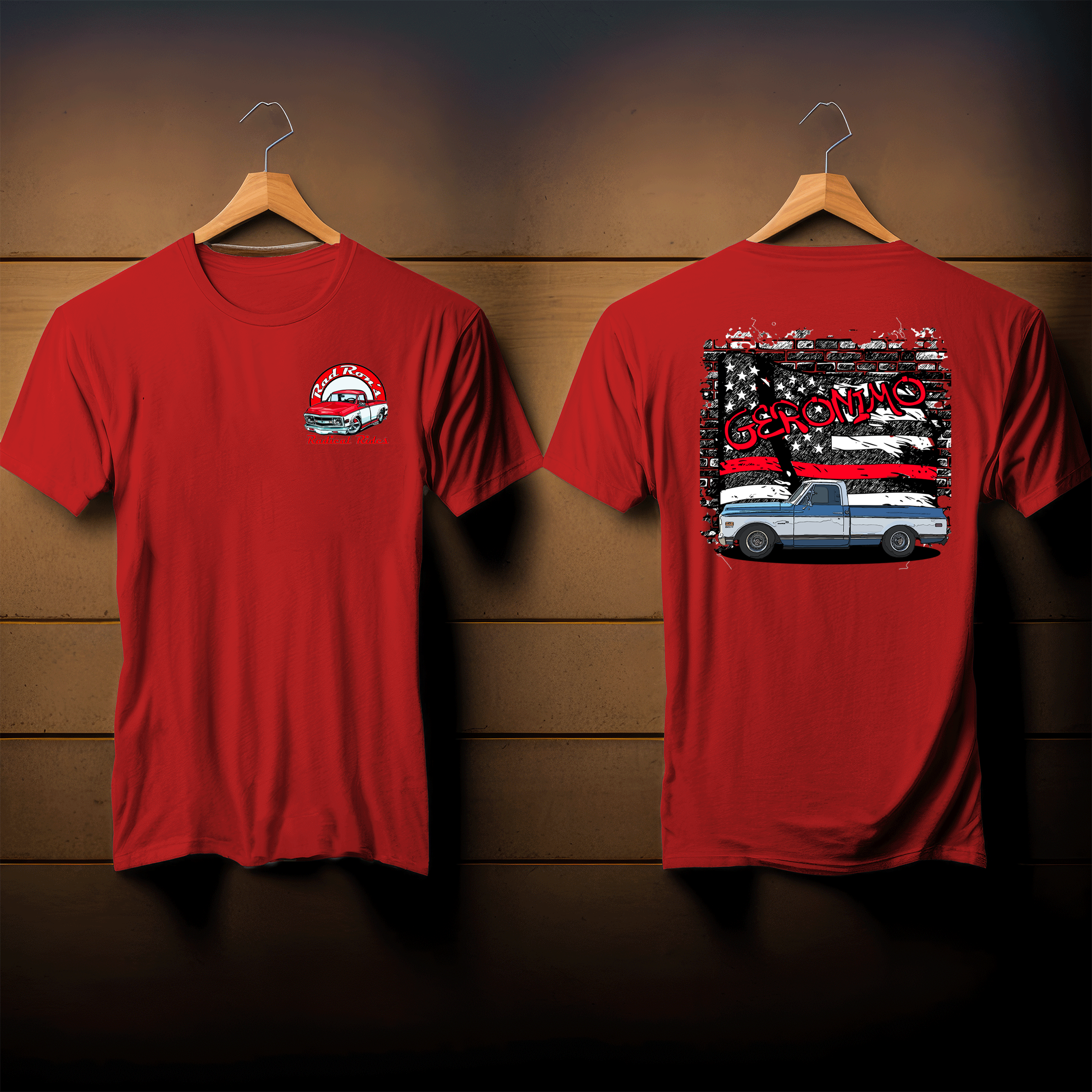 Fireman flag of Geronimo T-shirt