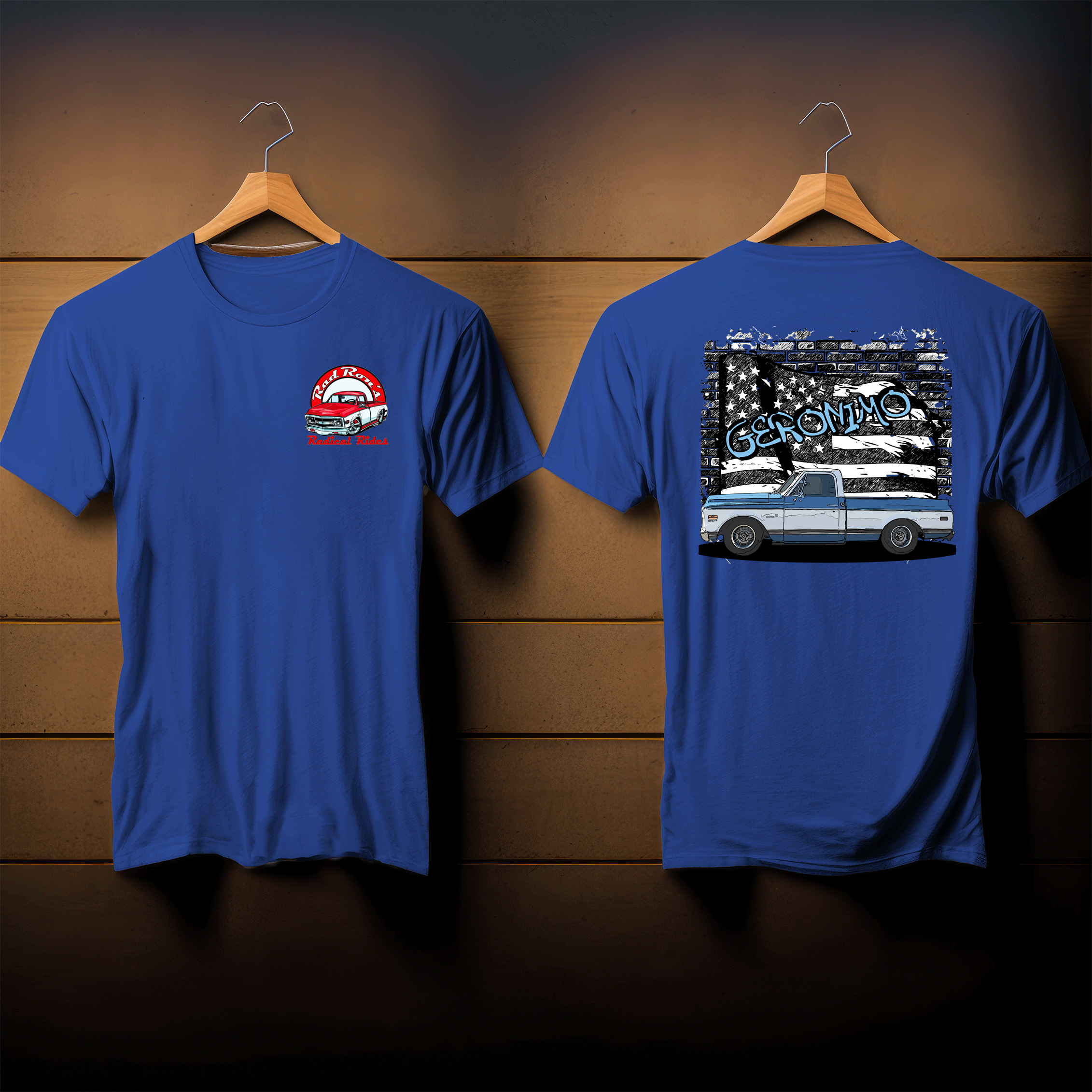 Geronimo T-shirt (Red R4 logo)