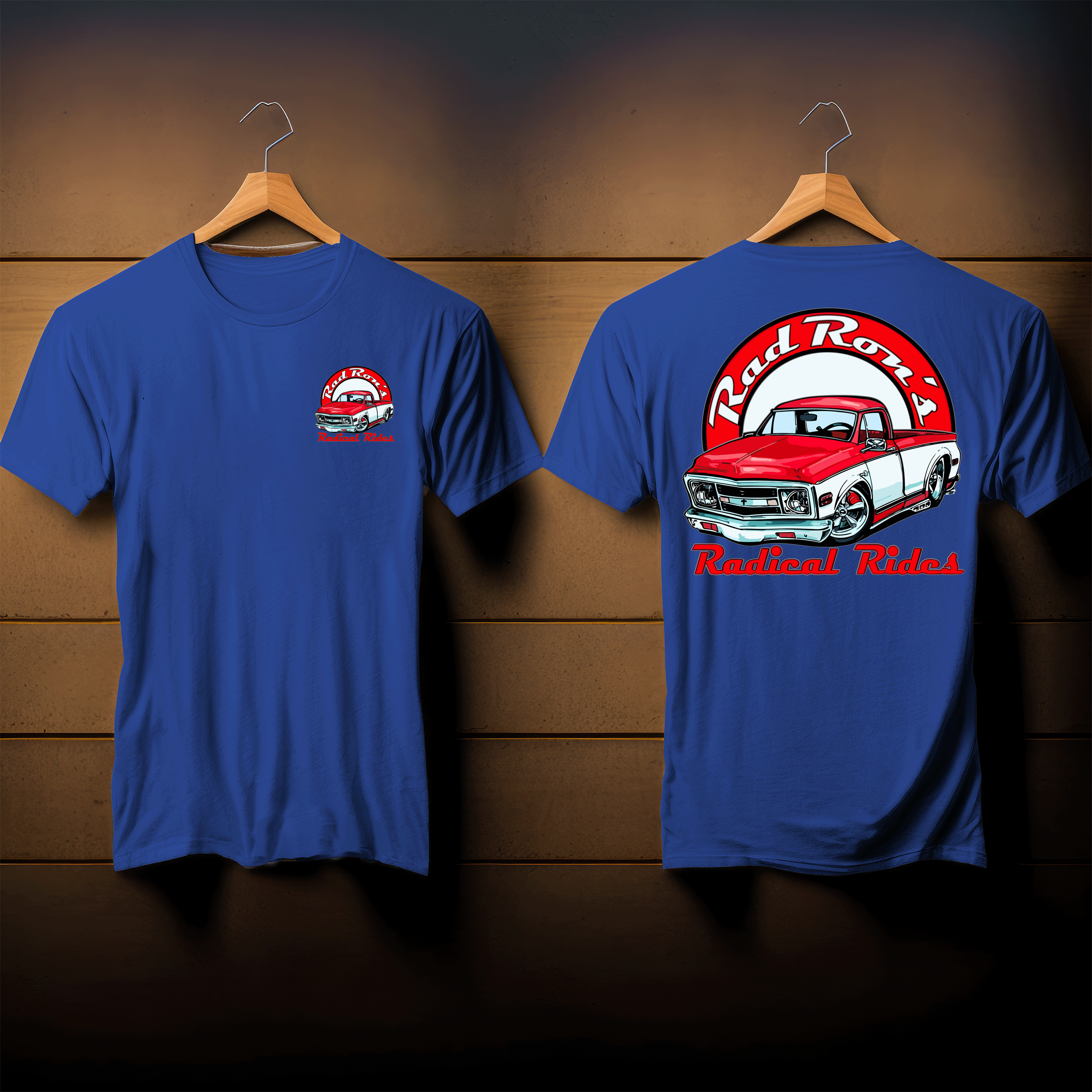 Rad Rons Radical Rides Red-White