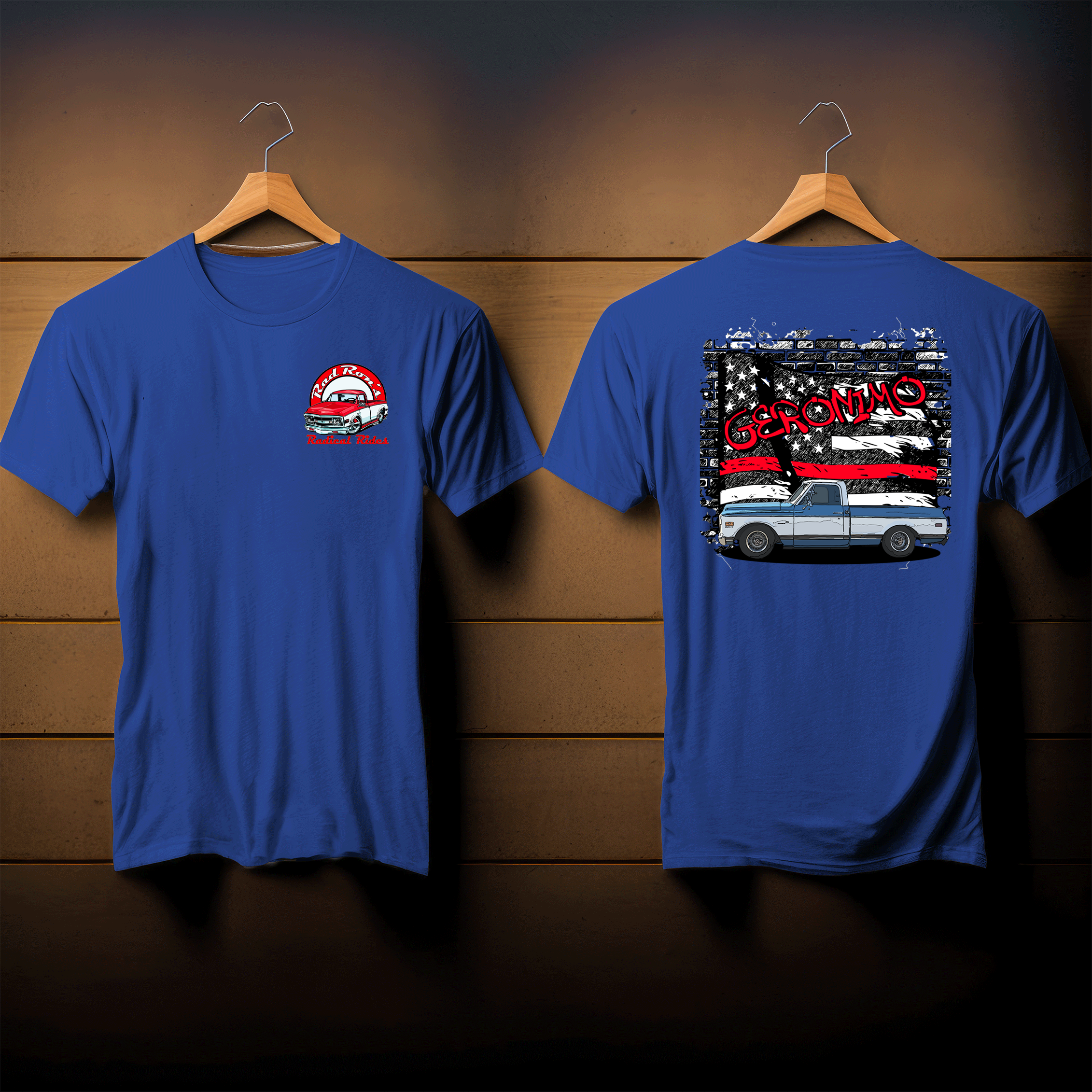 Fireman flag of Geronimo T-shirt