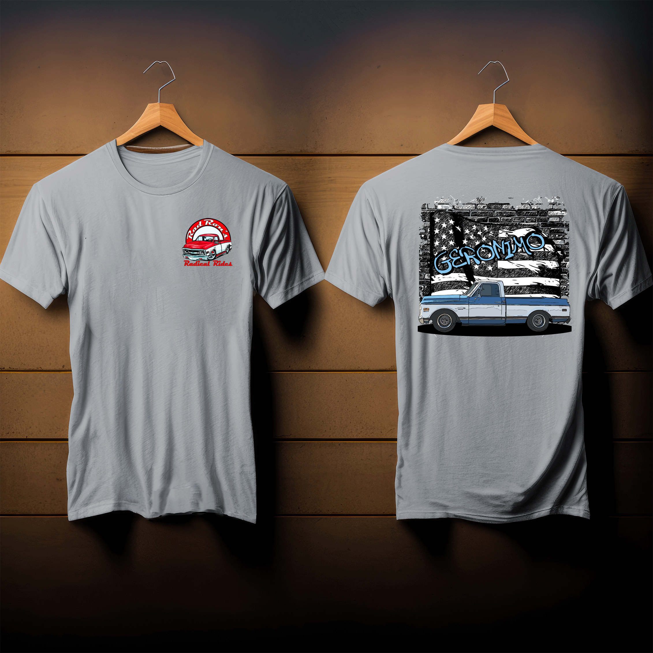 Geronimo T-shirt (Red R4 logo)