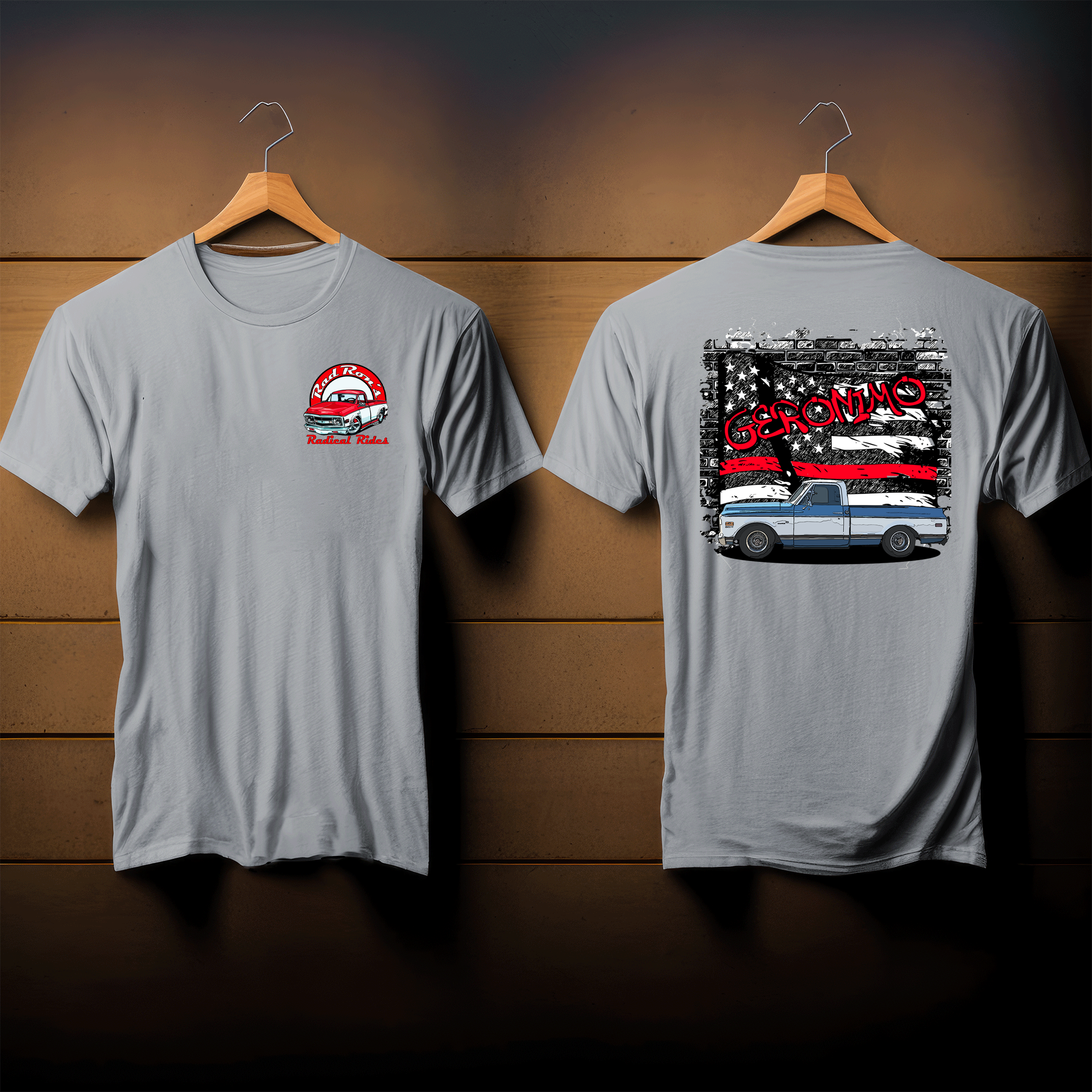 Fireman flag of Geronimo T-shirt