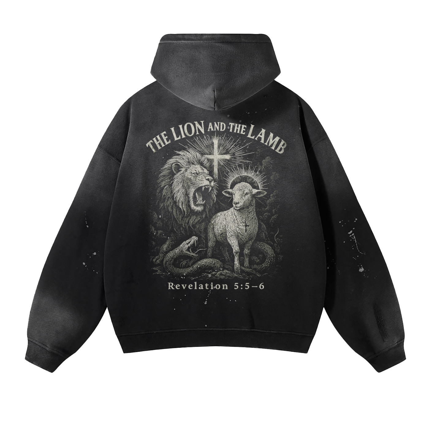 The Lion and the Lamb // Vintage Frayed Hoodie (360 GSM Limited Edition)