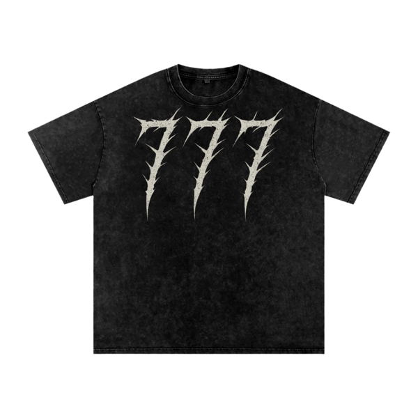 777 THE LAMB // Ash-Washed Relic Tee (Oversized 250 GSM Edition) image 1