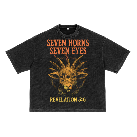 SEEING HORNS // Worn Vision Tee (Waffle Texture Edition)