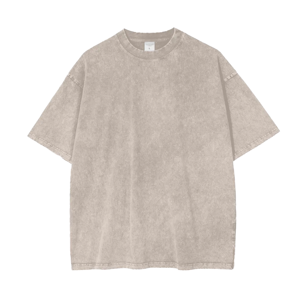 Back Cross Snow Washed Tee