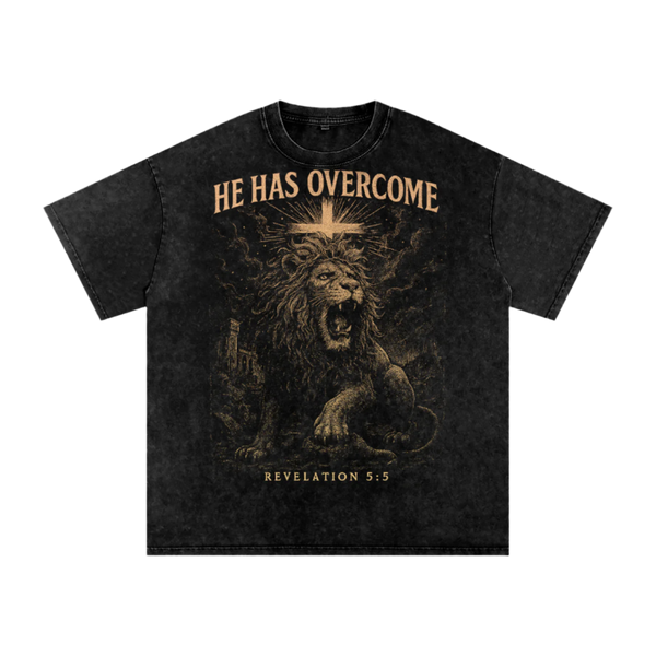 Overcome Acid Wash Oversize T-Shirt image 1
