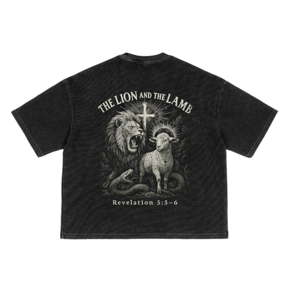The Lion & The Lamb // Waffle-Wash 777 Tee image 2
