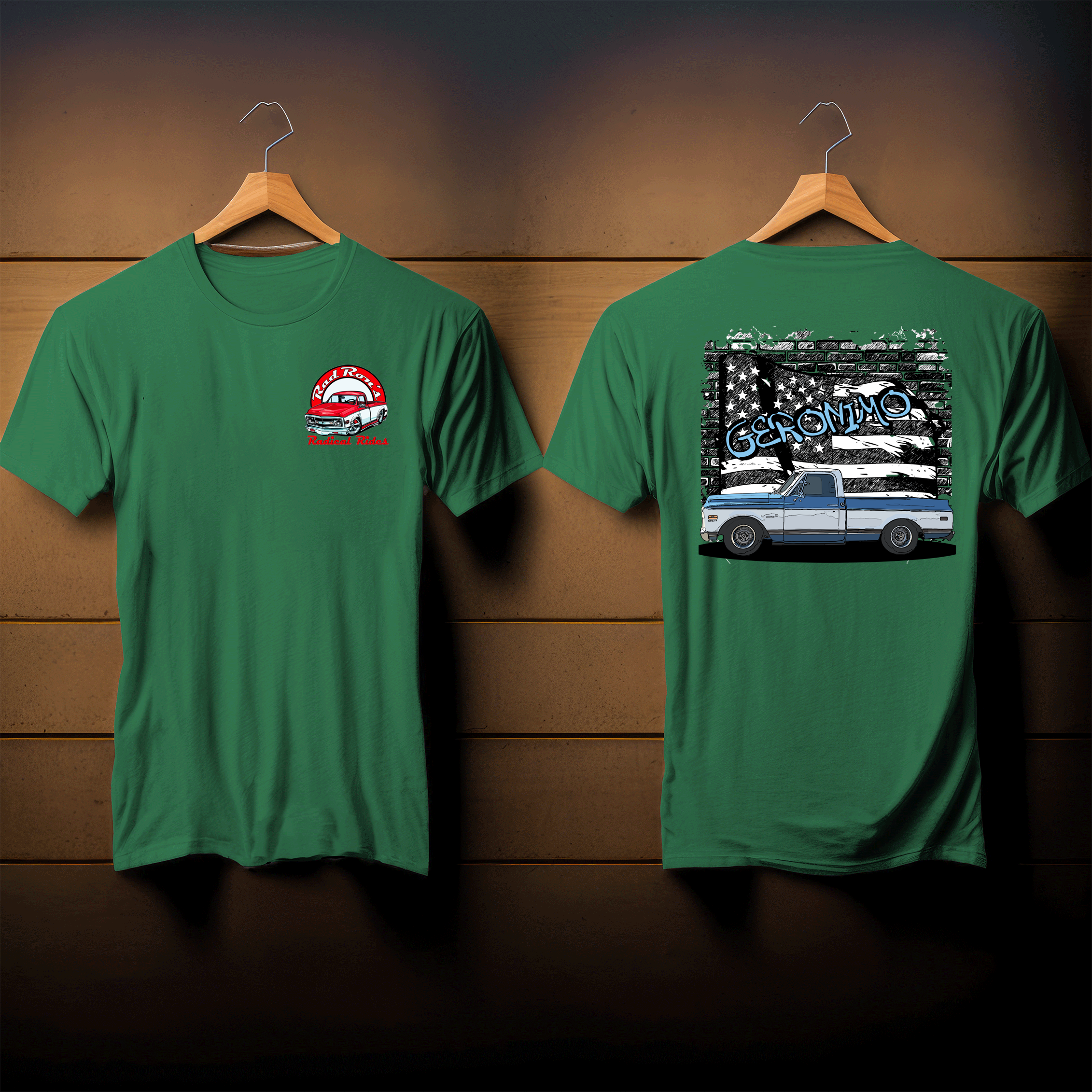 Geronimo T-shirt (Red R4 logo)
